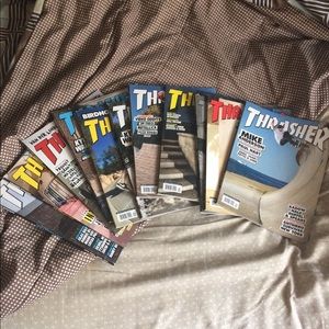 Thrasher skateboard magazine.